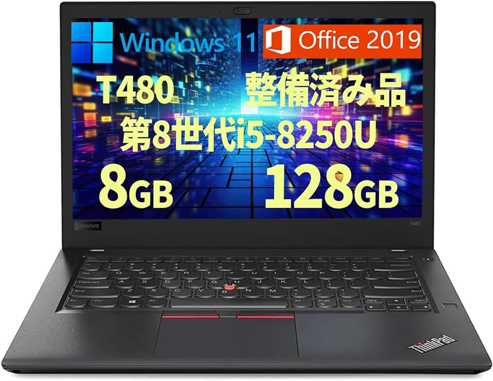 Amazon.co.jp: 【整備済み品】ノートパソコン Lenovo T480/14.0型/Win